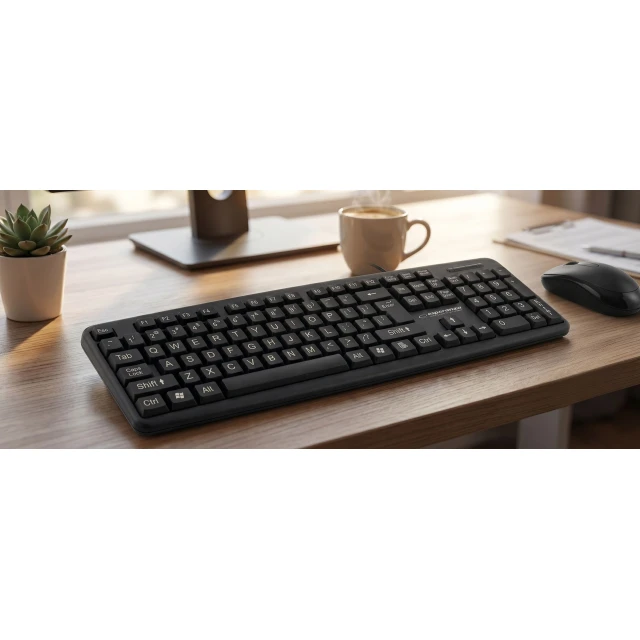 Клавіатура Esperanza Florida EK129 US розкладка Black (5901299909119)