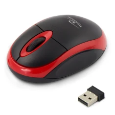 Миша Titanum Vulture TM116R оптична 1000 DPI Black/Red (5901299911549)