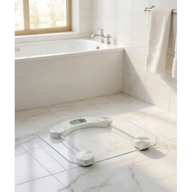 Ваги підлогові Esperanza Pilates EBS008W Transparent (5901299914113)