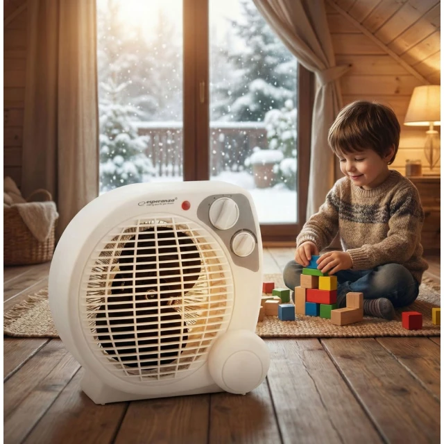 Termowentylator Esperanza Mojave EHH002 (2000W; 3 stopnie grzania; kolor biały)