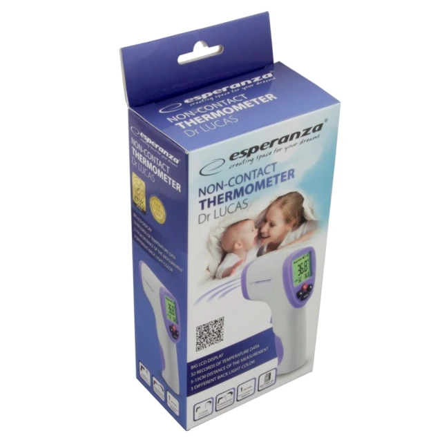 Термометр інфрачервоний Esperanza Dr lucas ECT002 White (5901299914960)
