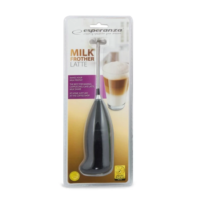 Спінювач молока Esperanza Latte Black (5901299915899)