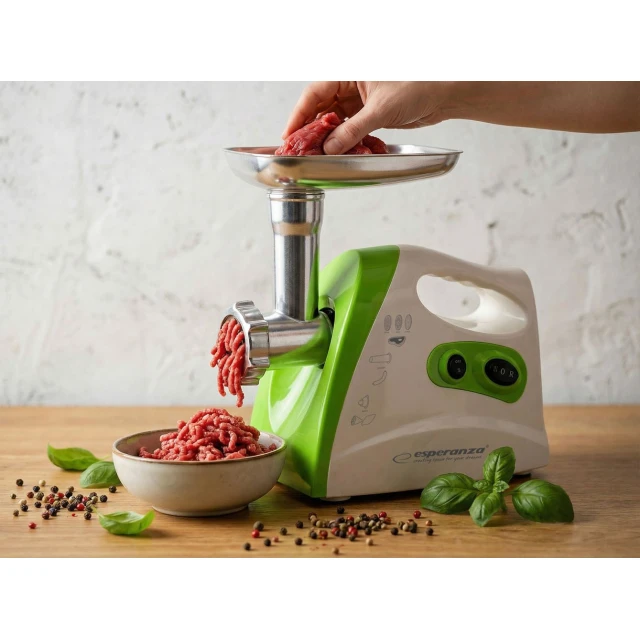 М'ясорубка Esperanza Meatball EKM012G 600 Вт White/Green (5901299917534)