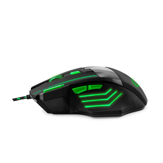 Миша Esperanza Wolf EGM201G оптична 2400 DPI Black (5901299925430)