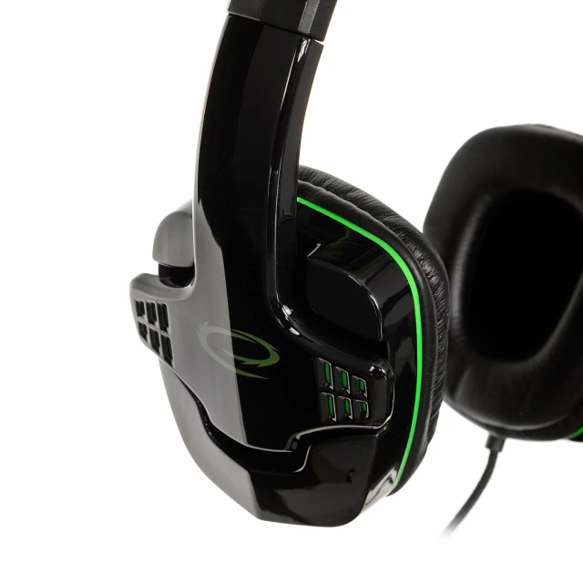 Наушники Esperanza EGH310G Black/Green (5901299925928)