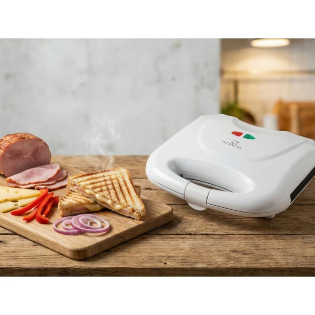 Сендвічниця Esperanza Panini TKT004W 700 Вт White (5901299929513)
