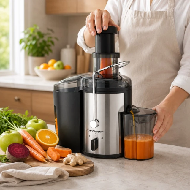 Соковижималка Esperanza Carrot EKJ002 500 Вт Inox (5901299931387)