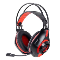 Навушники Esperanza Deathstrike ігрові Black-Red (5901299943588)