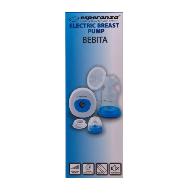 Молоковідсмоктувач електричний Esperanza Bebita ECM001B 150 мл (5901299954126)