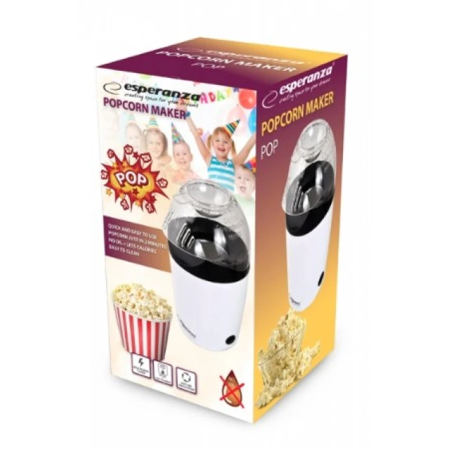 Апарат для попкорну Esperanza POP EKP006 1200 Вт White (5901299954553)