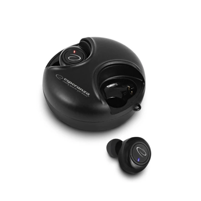 Навушники Esperanza Aries EH228K Bluetooth TWS Black (5901299958322)