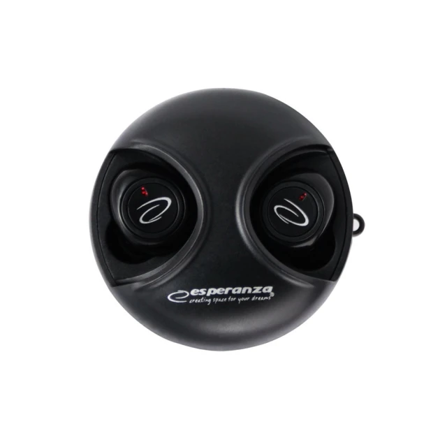 Навушники Esperanza Aries EH228K Bluetooth TWS Black (5901299958322)