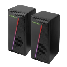 Акустична система Esperanza Nortec EGS106 2.0 USB LED Rainbow (5901299958551)