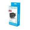 Мережевий зарядний пристрій Esperanza EZC106K 42 Вт USB-C PD 30 Вт + 2x USB-A 12 Вт Black (5901299960585)