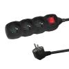 Подовжувач Esperanza ELK211K 3 розетки з вимикачем 3 м Black (5901299961575)