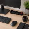 Подовжувач Esperanza ELK213K 4 розетки з вимикачем 3 м Black (5901299961650)