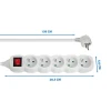 Мережевий подовжувач Esperanza ELK214W 5 розеток з вимикачем 1,5 м White (5901299961698)