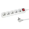 Мережевий подовжувач Esperanza ELK214W 5 розеток з вимикачем 1,5 м White (5901299961698)