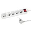 Мережевий подовжувач Esperanza ELK214W 5 розеток з вимикачем 1,5 м White (5901299961698)