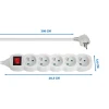 Мережевий подовжувач Esperanza ELK215W 5 розеток з вимикачем 3 м White (5901299961711)