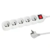 Мережевий подовжувач Esperanza ELK215W 5 розеток з вимикачем 3 м White (5901299961711)