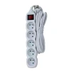 Мережевий подовжувач Esperanza ELK215W 5 розеток з вимикачем 3 м White (5901299961711)