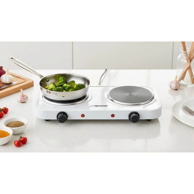 Електроплитка Esperanza Cotopaxi EKH010W White (5901299963821)