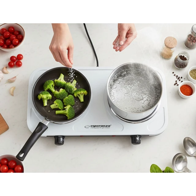 Електроплитка Esperanza Cotopaxi EKH010W White (5901299963821)