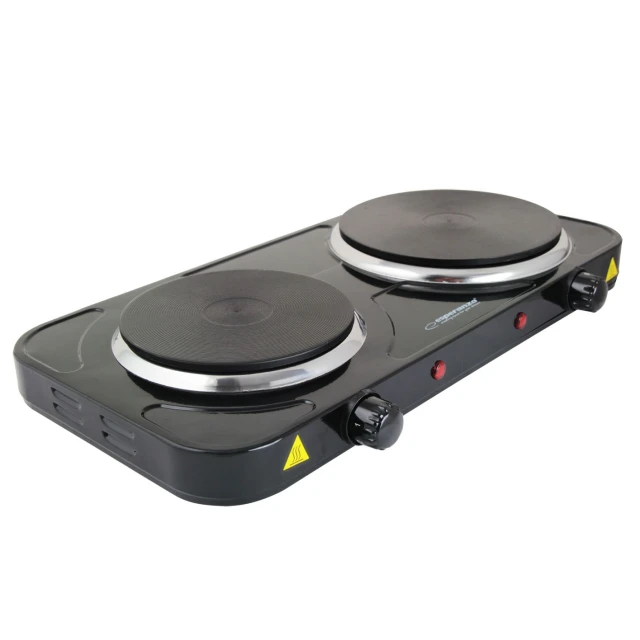 Електроплитка Esperanza Yellowstone EKH014K 1500 Вт + 1000 Вт Black (5901299964637)