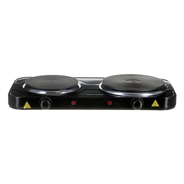 Електроплитка Esperanza Yellowstone EKH014K 1500 Вт + 1000 Вт Black (5901299964637)
