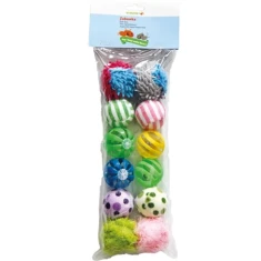 Игрушка для кошек Yarro Шарики Микс 12 шт (5901436102243)