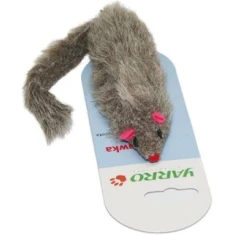 Іграшка для котів Yarro Миша хутряна 17 см (5901436102410)