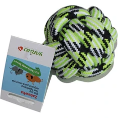 Іграшка для собак Yarro М'яч зі шнура Ø 9 см Green (5901436103110)
