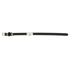 Ошейник для собак Yarro с циркониевым бантом 28 см Black (5901436115724)