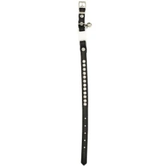 Ошейник для собак Yarro с цирконием 28 см Black (5901436115762)