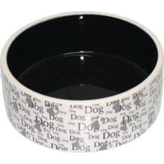 Миска для собак Yarro керамічна з написом DOG 12,5x4,5 см (5901436127178)