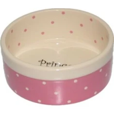 Миска для собак Yarro Princess керамічна 13x5.5 см Pink (5901436127222)