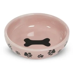 Миска для котів/собак керамічна Yarro 14x4,5 см Pink (5901436127253)