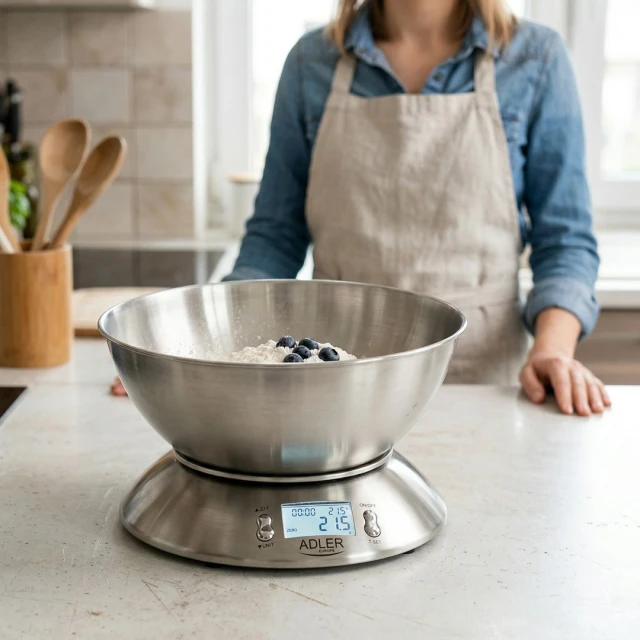 Ваги кухонні Adler AD 3134 Stainless Steel (5901436590132)