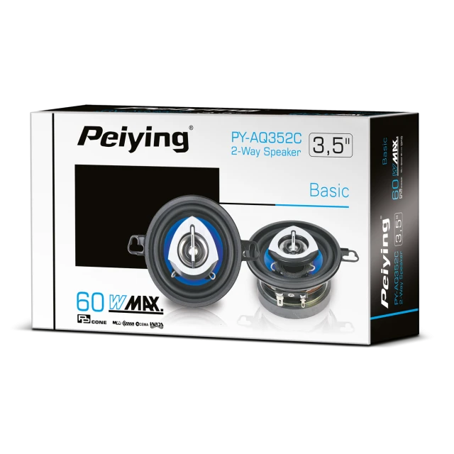 Автомобильный динамик Peiying PY-AQ352C 3.5