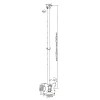 Кріплення LCD стельове Black Cabletech (UCH0076A)