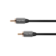Кабель Krüger&Matz 1RCA-1RCA 1.8м (KM0302)