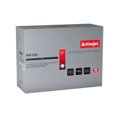 Тонер-картридж ActiveJet ATH-55N для HP 55A CE255A, Canon CRG-724 Black 6000 стор. (5901443011484)