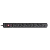 Сетевой фильтр ActiveJet ACJ Combo 9 гнезд 10 А 1,5 м Black (5901443013969)