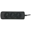 Подовжувач ActiveJet 3 розетки 10 А 1,5 м Black (5901443018506)