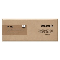 Тонер-картридж Actis TH-55X для HP 55X CE255X, Canon CRG-724H Black 12500 стр. (5901443019992)