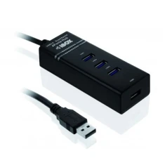 Хаб iBOX USB 3.0 4-портовий Black (5901443050384)