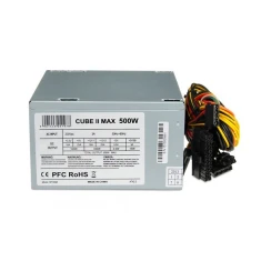 Блок живлення iBOX CUBE II 500 Вт 12 см вентилятор (5901443051978)