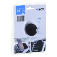Тримач еластичний для телефона iBOX ICH8 Black (5901443055549)