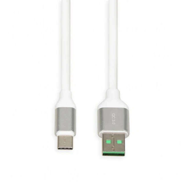Кабель iBOX USB Type-A to USB Type-C 2.0 1,5 м White (5901443055754)